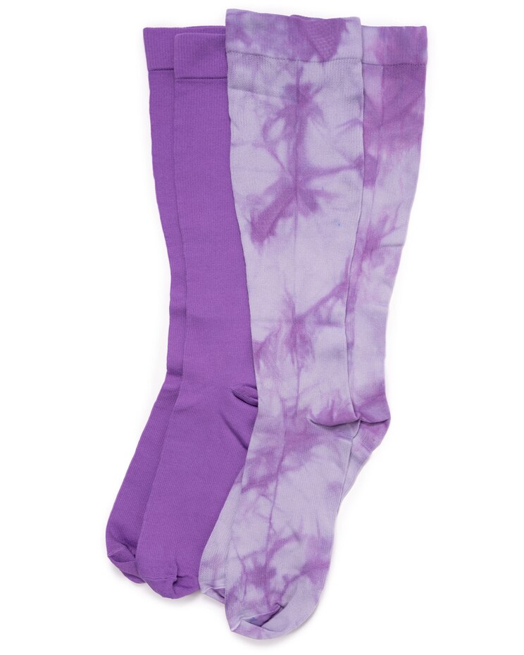MUK LUKS® Women's 2Pr Pack Compression Socks Compression Socks image number 1