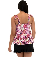Fit 4 Ur C's Kapalua Square Neck tie Shoulder Empire Top thumbnail number 2