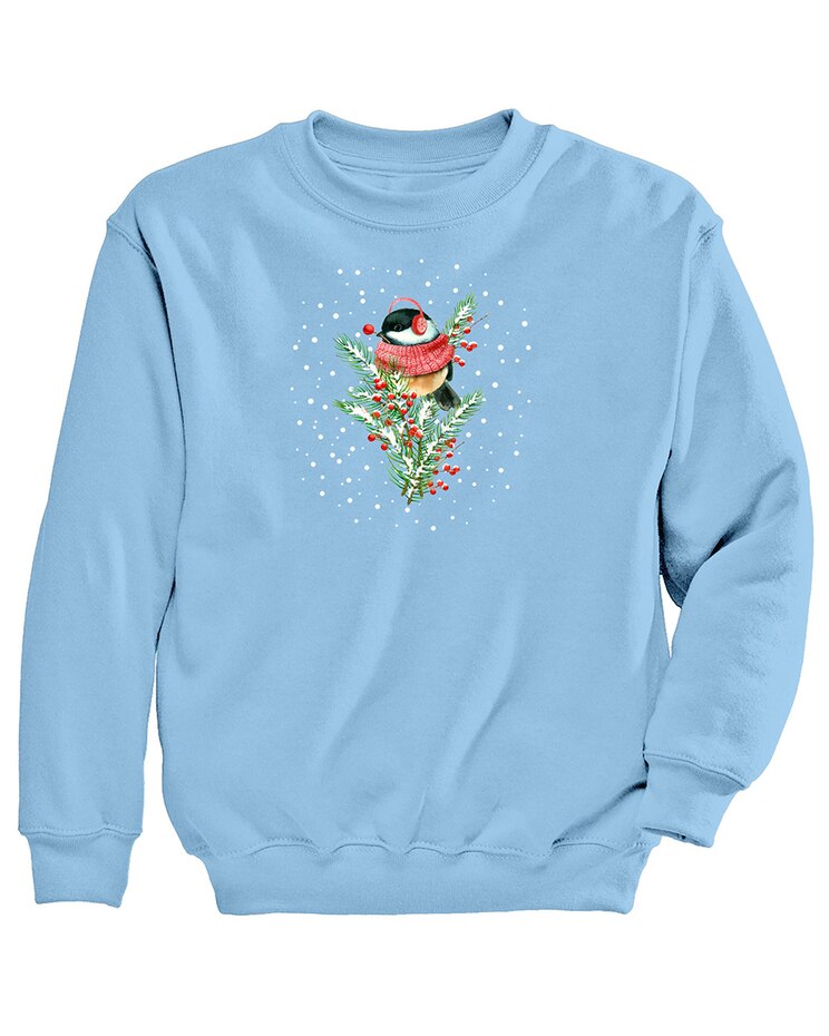 Warm Chickadee Graphic Sweatshirt image number 1