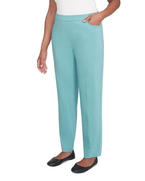 Alfred Dunner® Lake Victoria Petite Front Pocket Pant with All Around Elastic