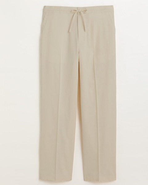 John Blair® Relaxed Linen Blend Drawstring Pants