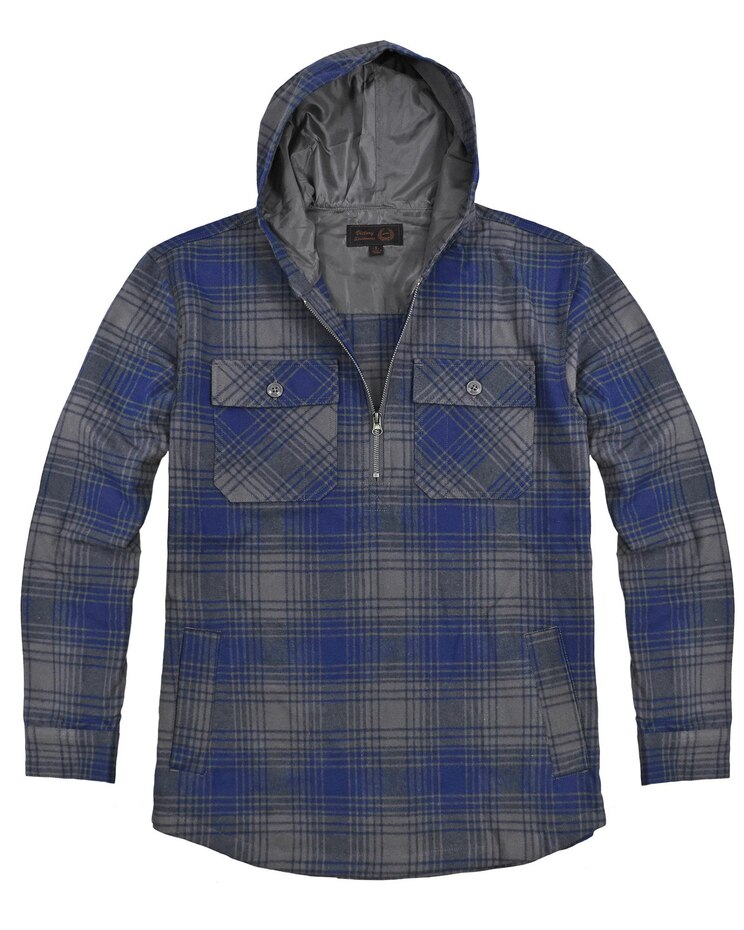 Victory Hooded Flannel Pullover image number 1