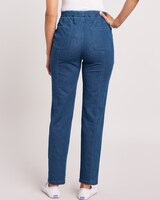 Knit Denim Pants thumbnail number 3