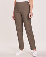 DenimEase Flat-Waist Pull-On Jeans thumbnail number 1