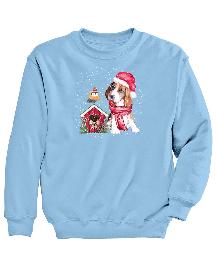 Holiday Puppy Graphic Sweatshirt image number 1