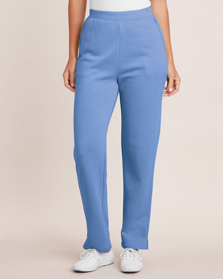Better‑Than‑Basic Zip Pocket Fleece Pants image number 3