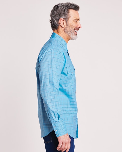 Wrangler® Wrinkle-Resistant Long-Sleeve Shirt
