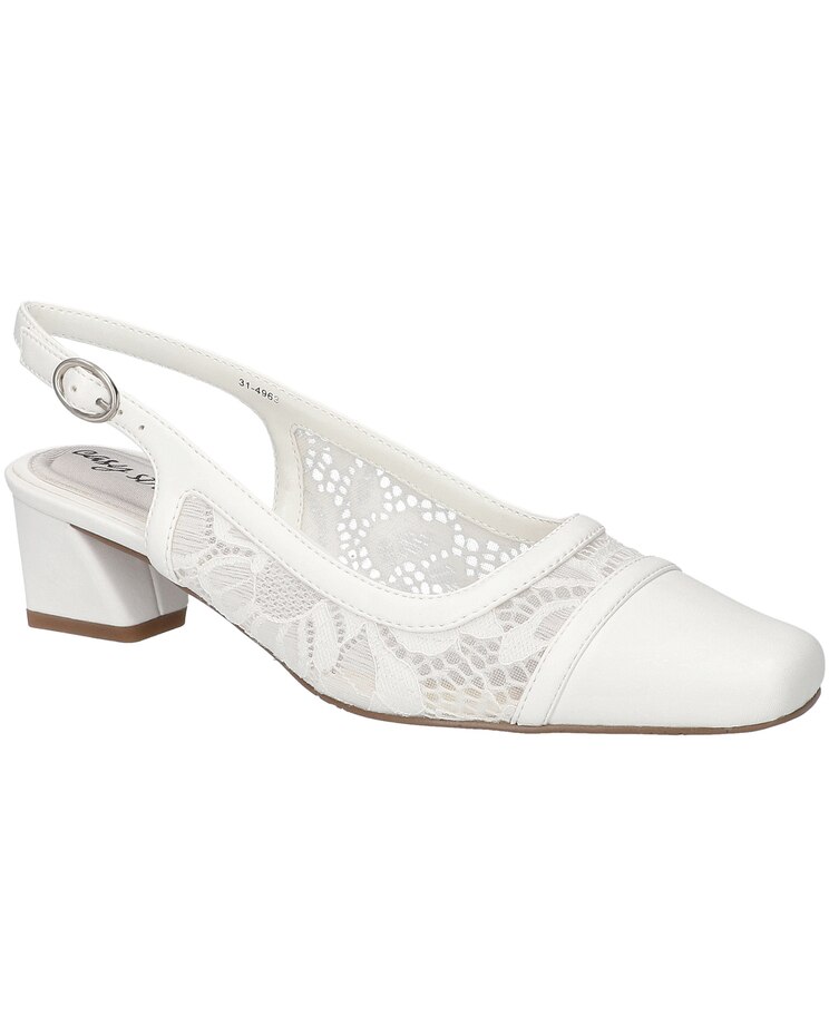 Easy Street® Fortune Square Toe Slingback Pumps image number 1