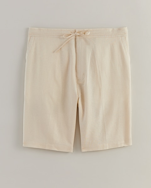 John Blair® Relaxed-Fit Linen Blend Drawstring Shorts