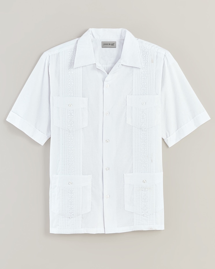 John Blair Short-Sleeve Guayabera Shirt image number 1
