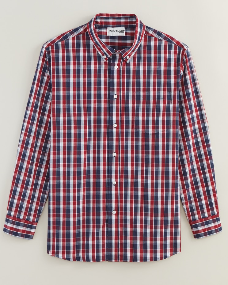 John Blair® Wrinkle-Resistant Shirt image number 1
