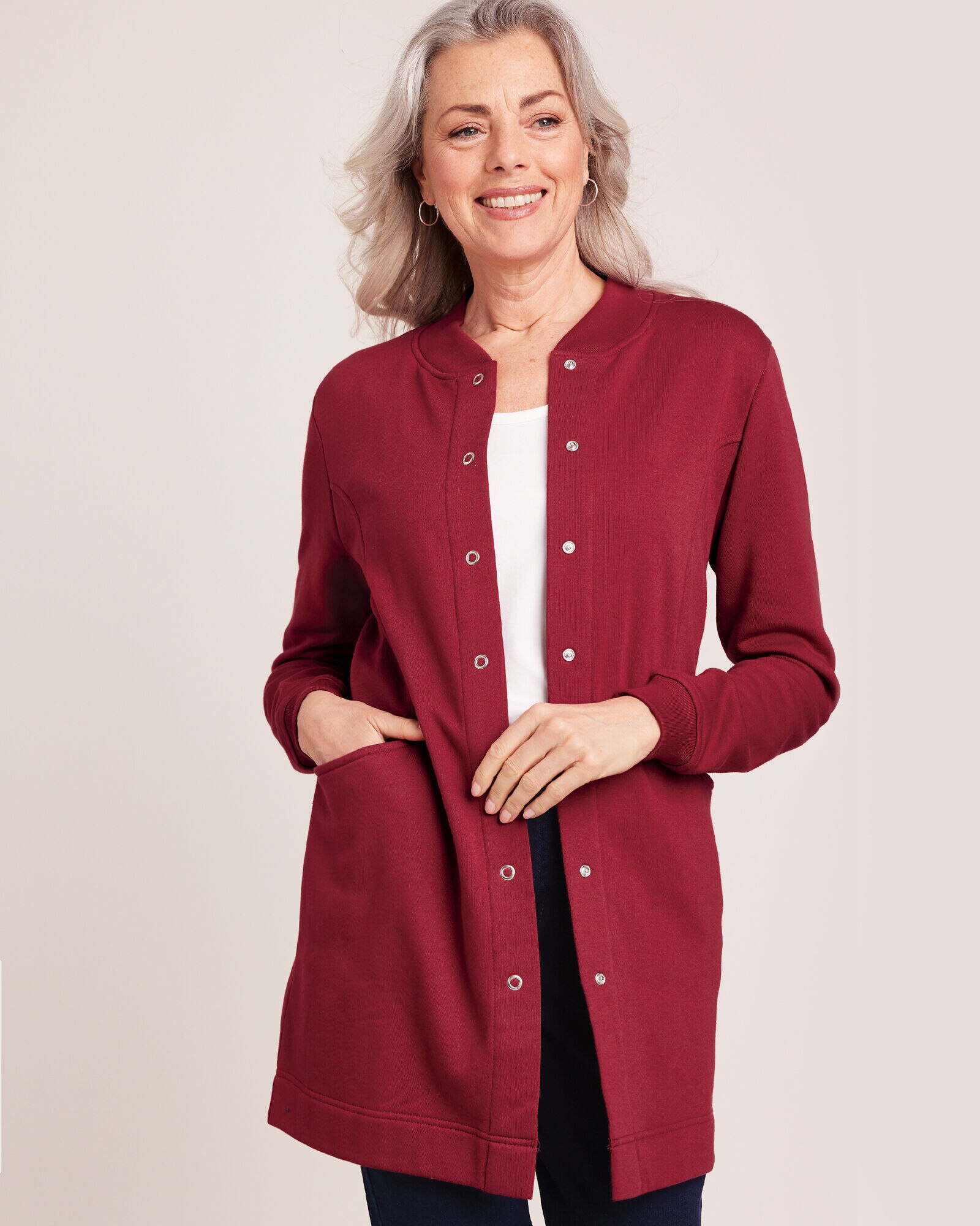 Blair snap front jacket deals