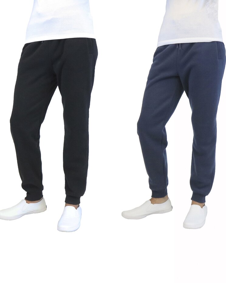 Galaxy by Harvic Fleece-Lined Jogger Sweatpants-2 Pack image number 1