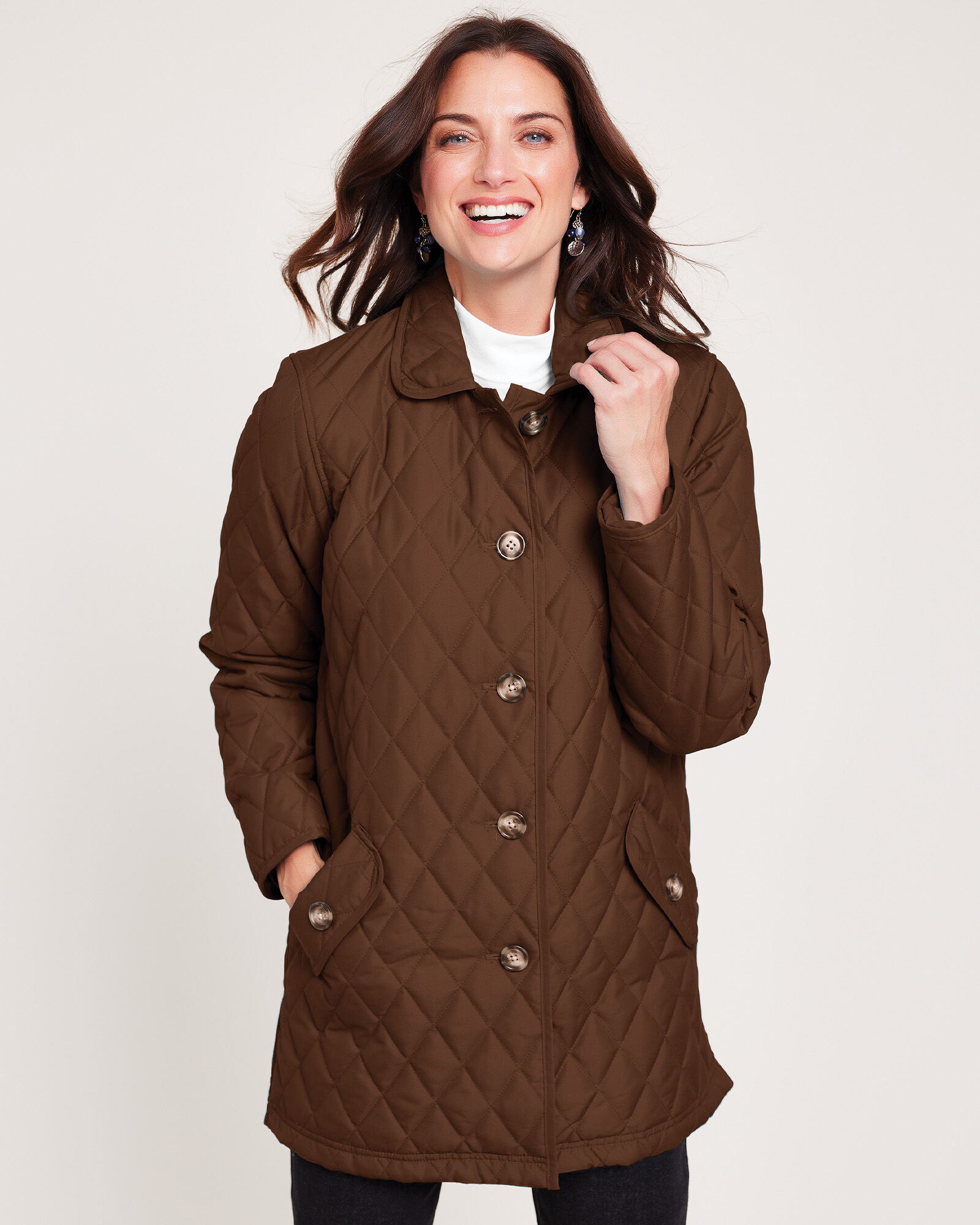 Quilted Car Coat Blair