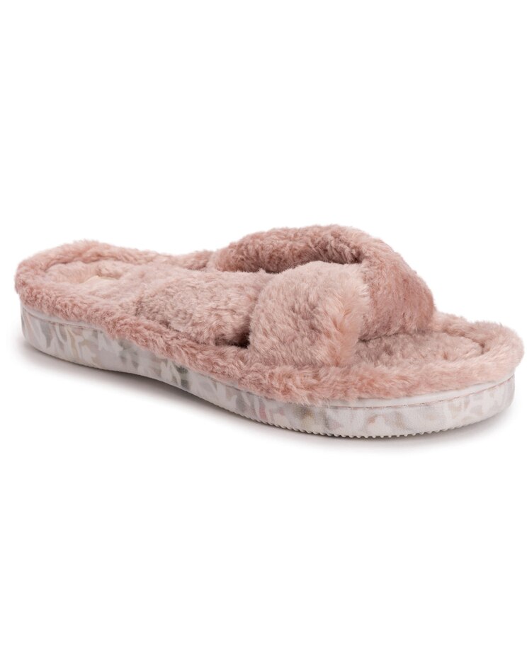 MUK LUKS® Lesedi Shearling Slide Slippers image number 1