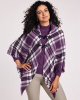 Plaid Poncho thumbnail number 1