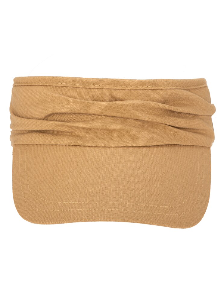 San Gorgonio - Cut And Sew Visor With Ribbon Tie Hat image number 2