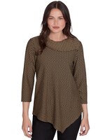 Ruby Rd® Go Wild Knit Herringbone Top thumbnail number 1