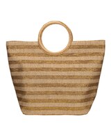 Meryl - Women's  Stiff Paper And Gold Shoulder Bag thumbnail number 1