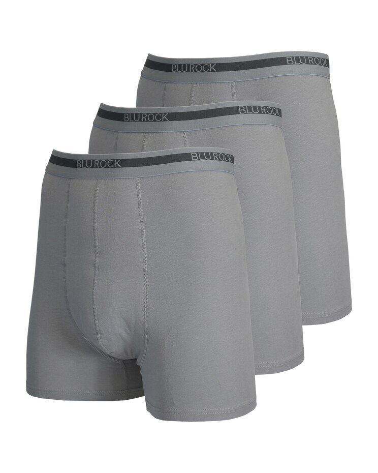 3-Pack Men's Stretch Cotton Boxer Briefs image number 1