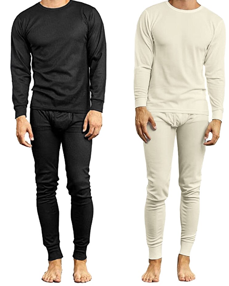Galaxy By Harvic 4-Piece Winter Thermal Top & Bottom Sets (2-Tops & 2-Bottoms) image number 1