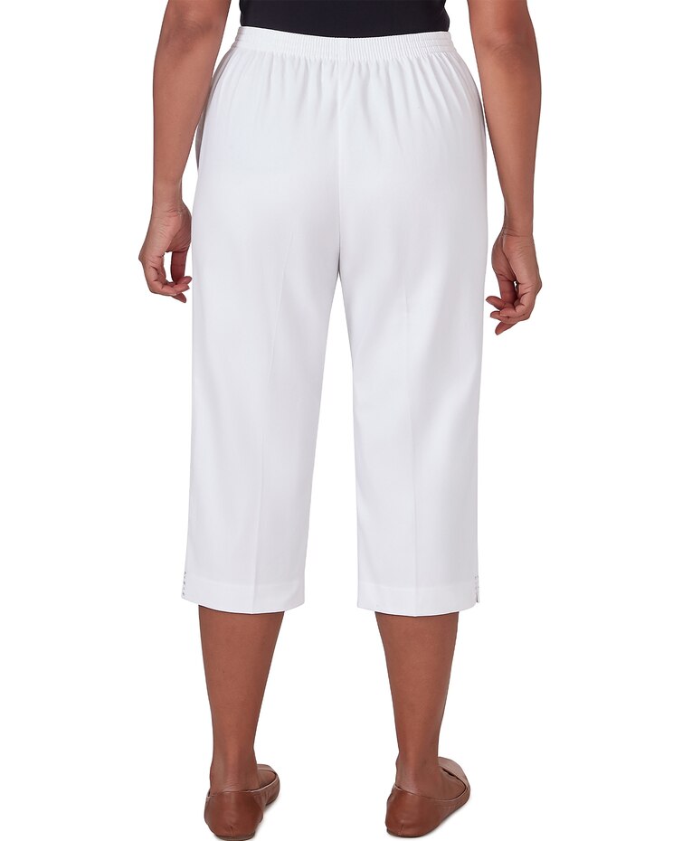 Alfred Dunner® All American Twill Capri with Pockets image number 6