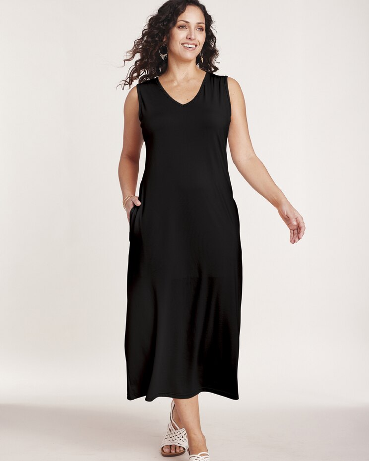 Pocket Knit Tank Dress image number 1