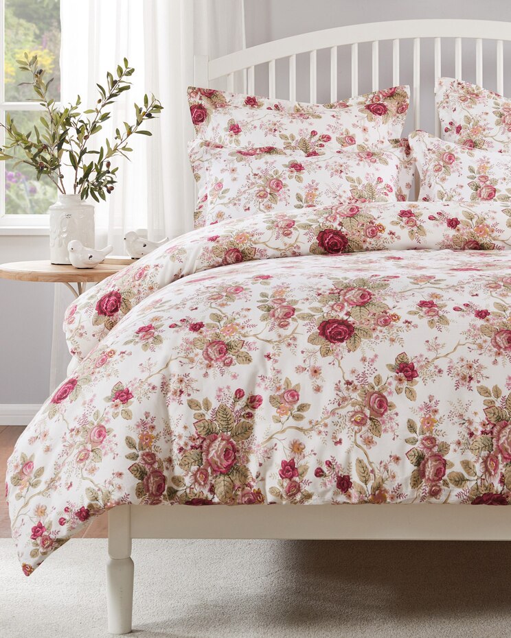 Greenland Home Fashions Antique Rose Duvet Set image number 1