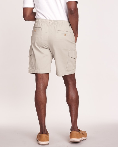 JohnBlairFlex Relaxed-Fit Full-Elastic Cargo Shorts