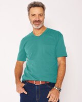 John Blair Everyday Jersey Knit Short-Sleeve Pocket V-Neck Tee thumbnail number 1