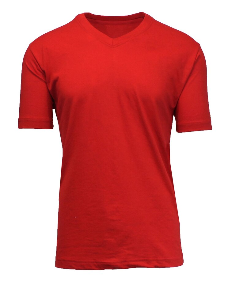 Men's Short Sleeve V-Neck Tee image number 1