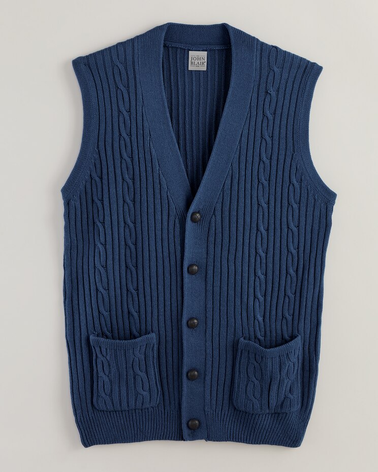 John Blair Cable-Front Vest image number 1