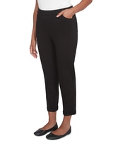 Alfred Dunner® Romancing The Stone Cuffed Ankle Pant with Slash Pockets thumbnail number 6