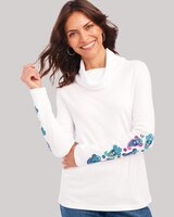 Essential Knit Cowl Neck Top thumbnail number 1