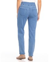 DenimEase™ Flat Waist Embroidered Jeans thumbnail number 3