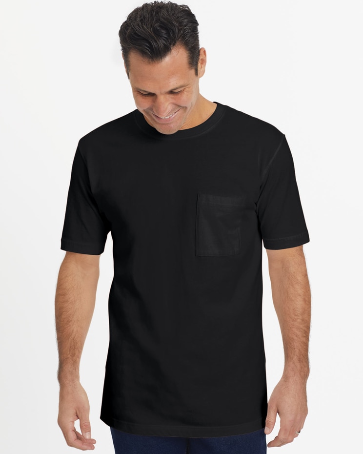 John Blair Everyday Jersey Knit Short-Sleeve Pocket Tee image number 1