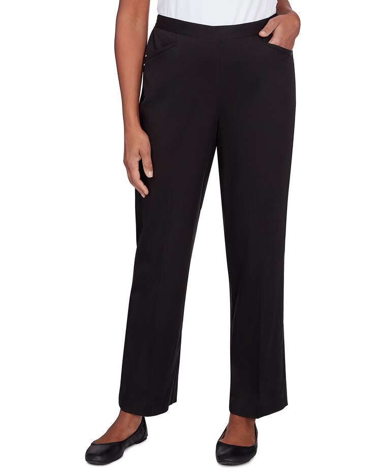 Alfred Dunner® Opposites Attract Short Length Sateen Bottom image number 1