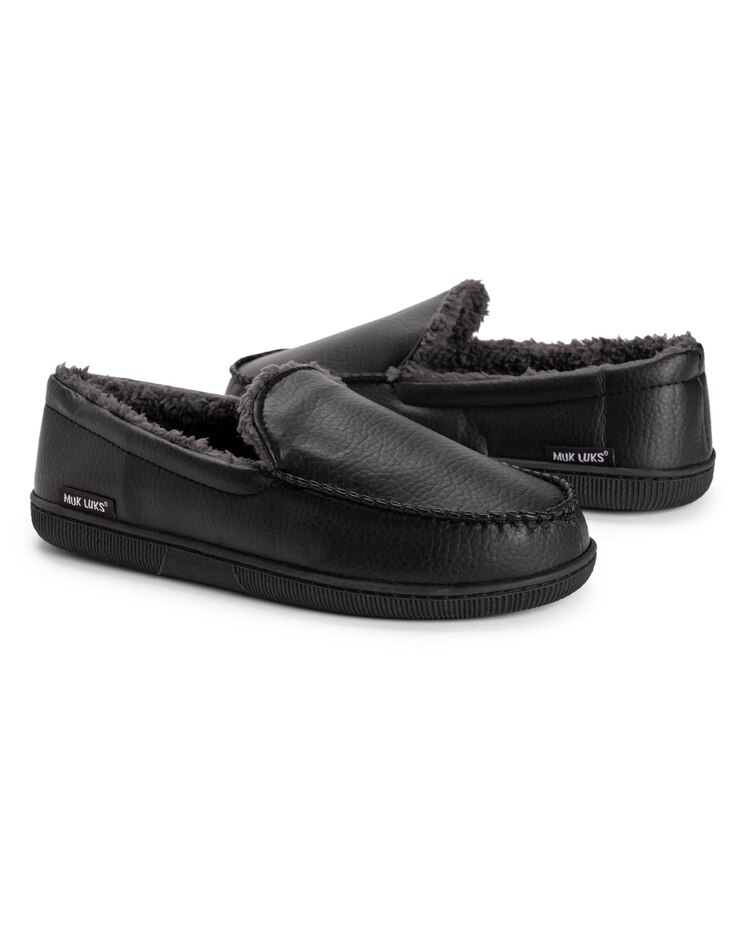 Muk Luks Faux Leather Moccasin Slipper image number 1