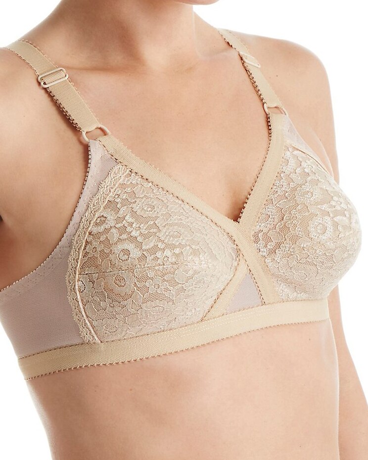 Valmont Lace Cross & Shape Crossover Pocketed Mastectomy Bra image number 1