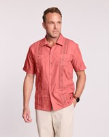 John Blair Short-Sleeve Guayabera Shirt thumbnail number 1