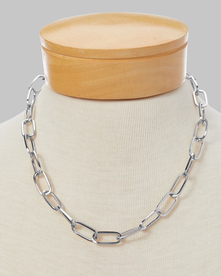 Convertible Paper-Clip Link Necklace image number 1