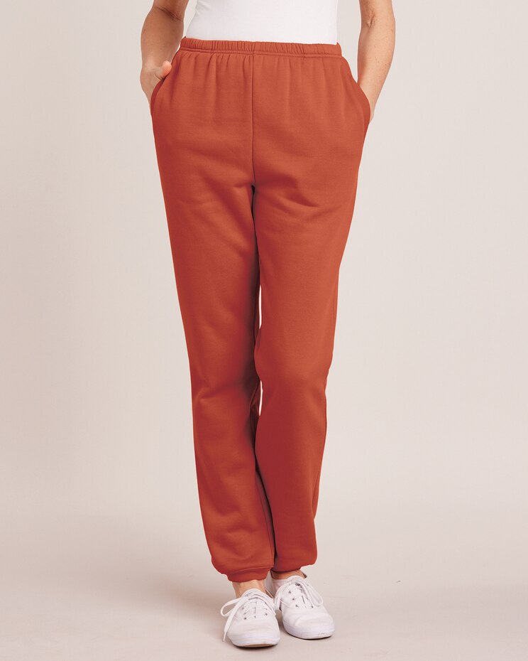 Better-Than-Basic Elastic-Waist Fleece Pants image number 1