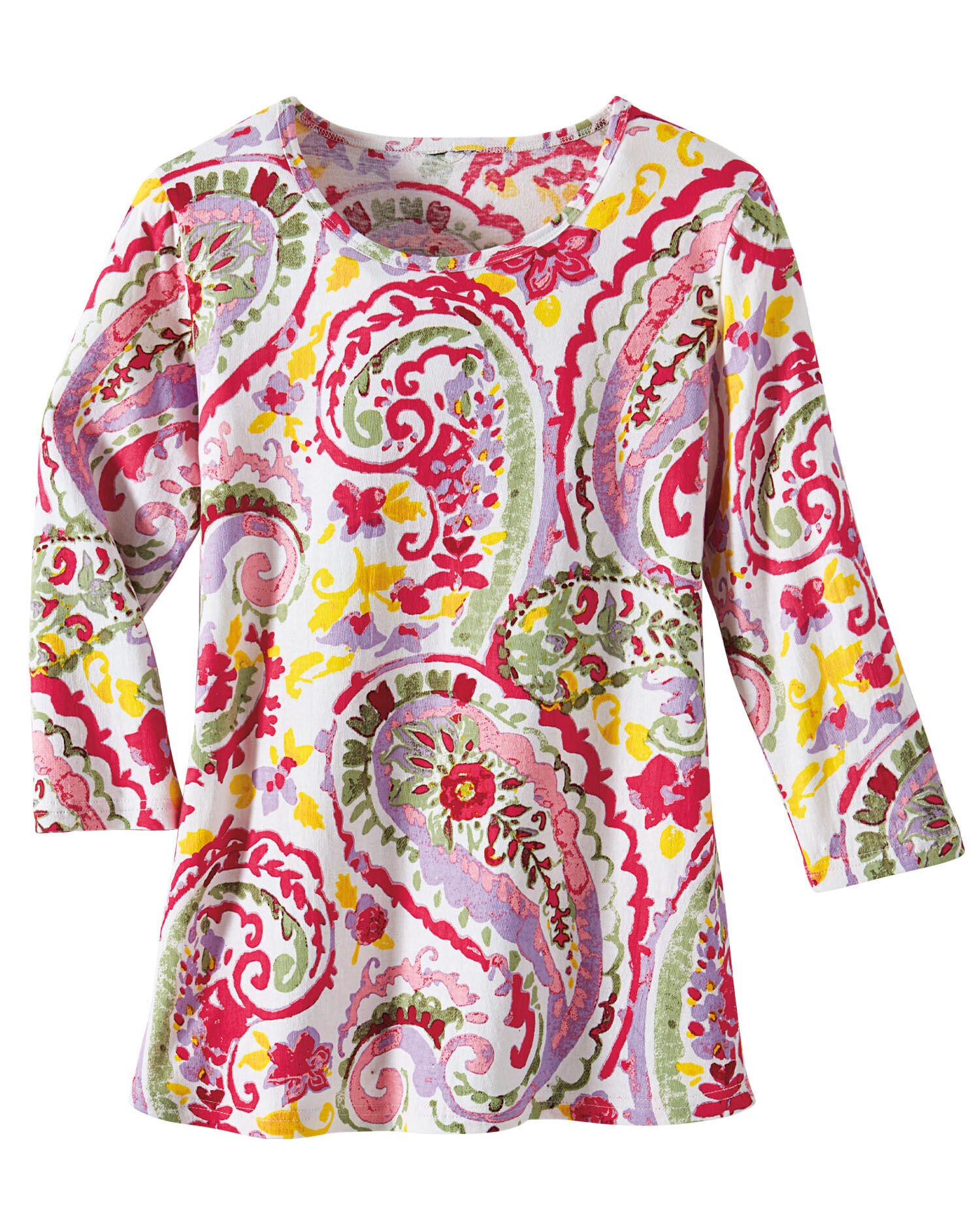 Knit 3 4 cheap sleeve tops