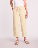 DenimLite Drawstring Wide Leg Pants thumbnail number 1