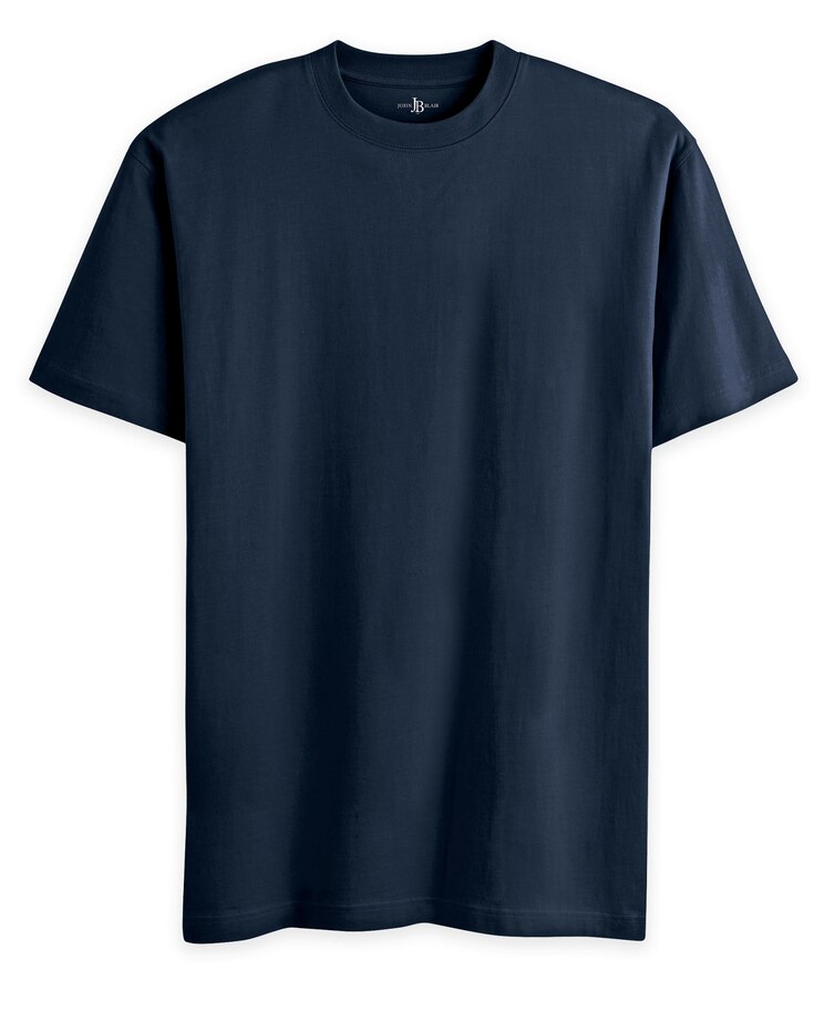 John Blair Everyday Jersey Knit Short-Sleeve No-Pocket Tee image number 1