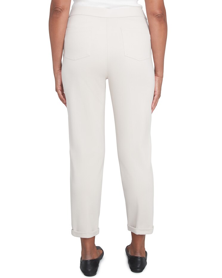 Alfred Dunner® Romancing The Stone Cuffed Ankle Pant with Slash Pockets image number 2