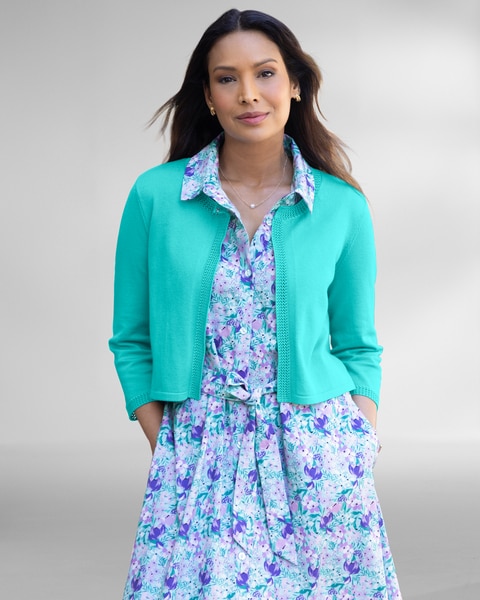 Fresh-Cut Flowers Shirtdress