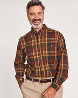 Wrangler Blue Ridge Plaid Long Sleeve Shirt thumbnail number 1
