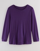 Essential Knit Seamed Pocket Top thumbnail number 4