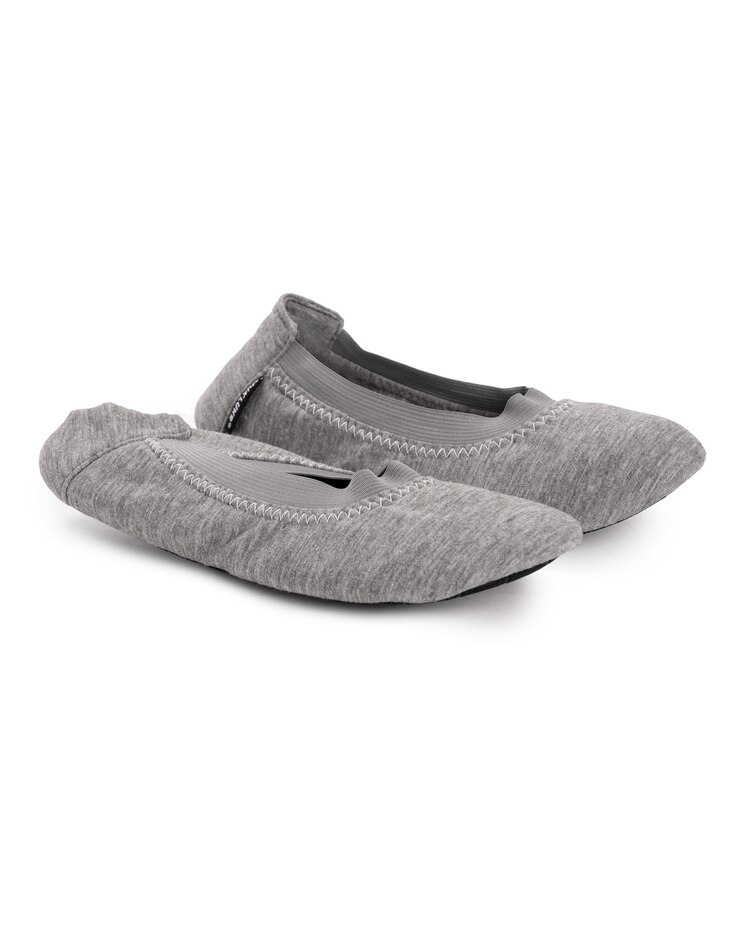 MUK LUKS® Women's 2 Pair Travel Ballerina Set image number 1